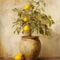 Fresh Lemon Garden Botanical Canvas Print Rustic Lemon Wall Art For Summer Home Kitchen Decor 9
