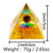 Peridot Amethyst Crystal Pyramid Energy Generator For Meditation And Decor 1