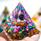 Peridot Amethyst Crystal Pyramid Energy Generator For Meditation And Decor 3