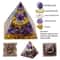 Peridot Amethyst Crystal Pyramid Energy Generator For Meditation And Decor 11