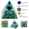 Peridot Amethyst Crystal Pyramid Energy Generator For Meditation And Decor 13
