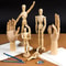 Wooden Artist Mannequin For Drawing Posable Wooden Mannequin Decor Model 1