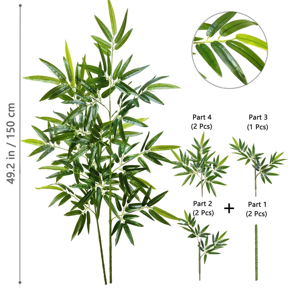 Artificial Bamboo Plant Branches For Home And Office Decor 7