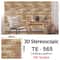 Rustic Peel And Stick Brick Wall Stickers For Kitchen And Living Room Waterproof PVC Wall Panels 8