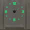 GlowTime DIY Luminous Wall Clock Modern Frameless Silent Wall Decor 9
