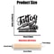 Custom Metal Tattoo Artist Figurine With Engraved Wooden Base 2