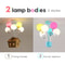 Whimsical Balloon House Kids Room Chandelier Wooden Ceiling Light 4