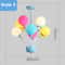 Whimsical Balloon House Kids Room Chandelier Wooden Ceiling Light 10