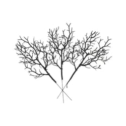 midnight antler halloween black branches for vase and gothic centerpieces (5pcs)