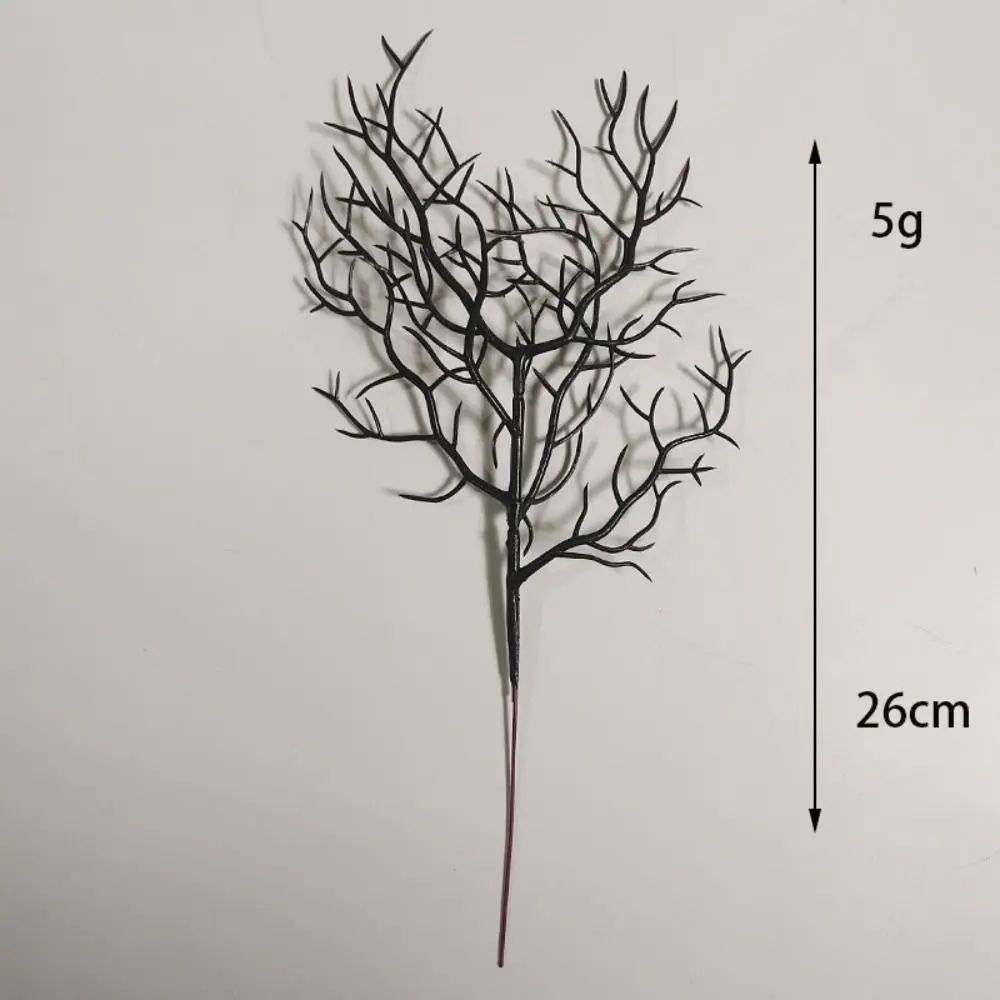 Midnight Antler Halloween Black Branches For Vase And Gothic Centerpieces 5pcs 5