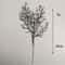 Midnight Antler Halloween Black Branches For Vase And Gothic Centerpieces 5pcs 5