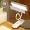 Rechargeable LED Desk Lamp With Clip Flexible Gooseneck Eye Protection Reading Light 0