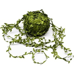 10m/20m artificial leaf garland faux green vine for diy wreaths and home decor
