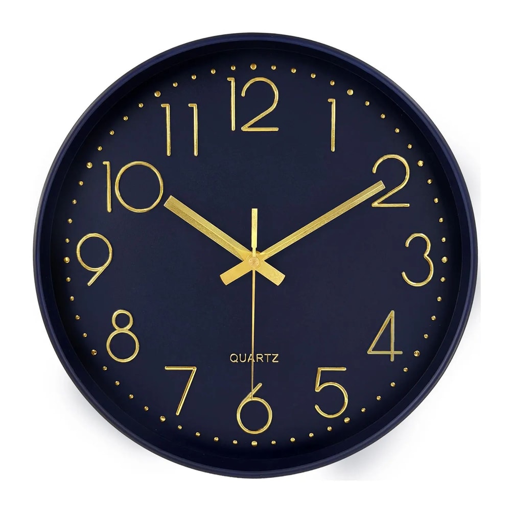 Modern Minimalist Silent Wall Clock 3D NoTicking Decorative Timepiece 10