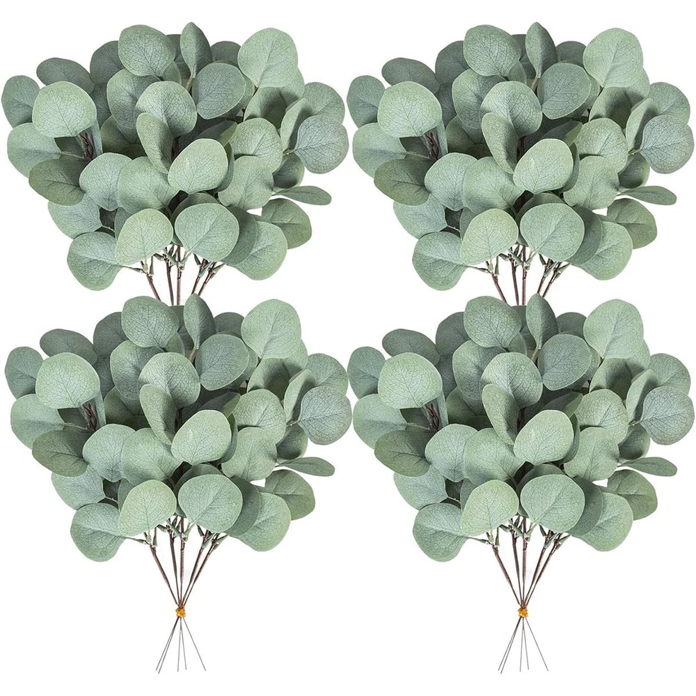 Artificial Eucalyptus Stems Set Of 10 For Vase Decor Wedding Greenery And DIY Floral Decor 0