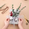 Artificial Eucalyptus Leaves Bundle For Vases Weddings And DIY Decor 4