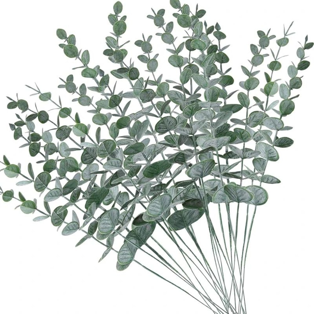 Artificial Eucalyptus Leaves Bundle For Vases Weddings And DIY Decor 7