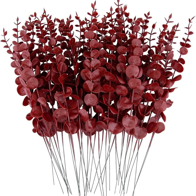 Artificial Eucalyptus Leaves Bundle For Vases Weddings And DIY Decor 9
