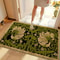 FreshBloom Floral Welcome Mat Machine Washable Indoor Botanical Door Rug 3