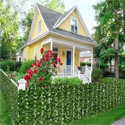artificial ivy fence privacy hedge screen for balcony & garden walls