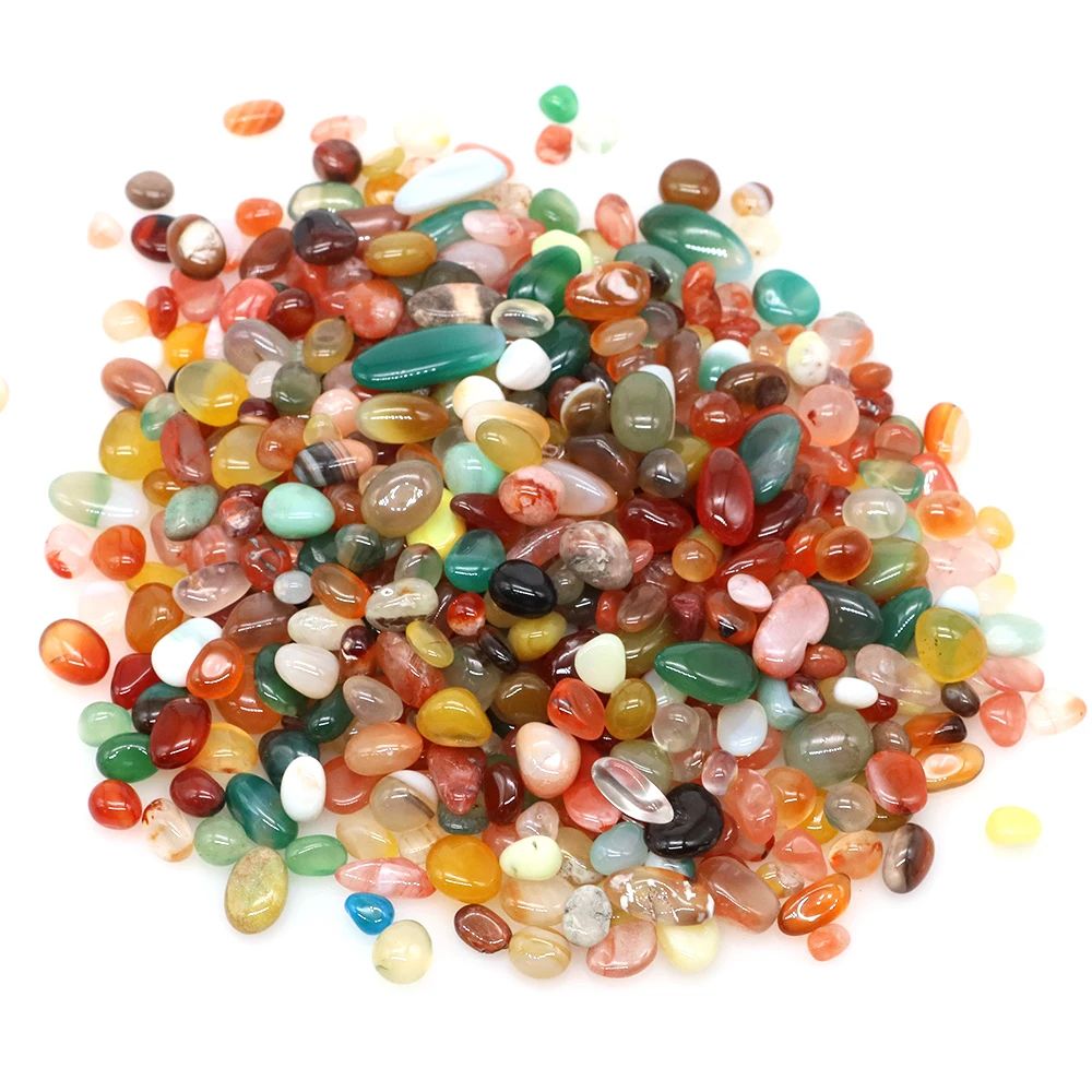 Natural Agate Chip Stones For Crafts Aquariums Crystal Decor 1