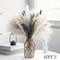 Blue Pampas Grass Bunny Tail Dried Flower Bouquet For Boho Home Decor 12