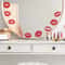 Red Lip Print Wall Sticker For Bedroom And Bathroom Decor 3