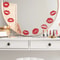 Red Lip Print Wall Sticker For Bedroom And Bathroom Decor 3