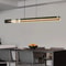 Modern Glass Pendant Light Linear Chandelier For Kitchen Island And Dining Table 5