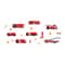 Fire Truck Wall Decal For Kids Room Peel And Stick Playroom Wall Decor 3