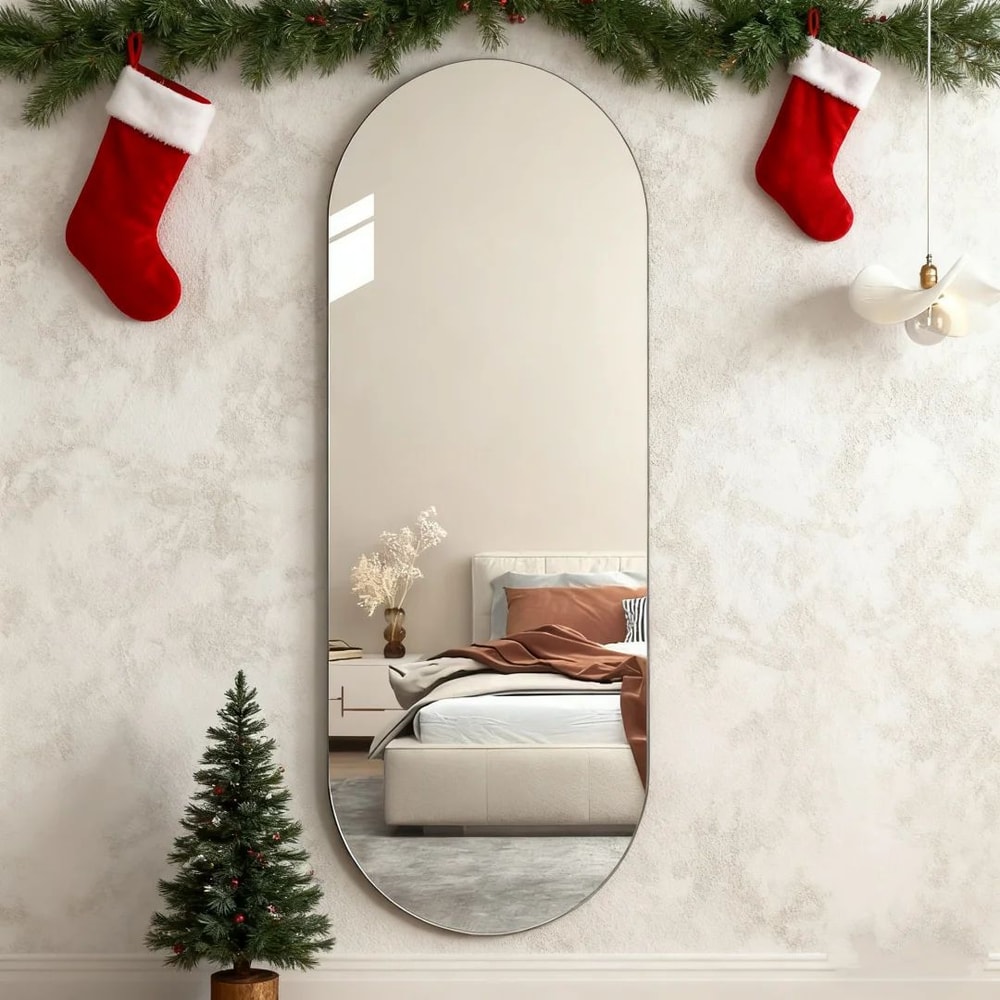 Arched SelfAdhesive Full Length Acrylic Mirror For Wall 2