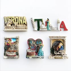 verona fridge magnet travel souvenir gift – 3d italy souvenir magnet decor