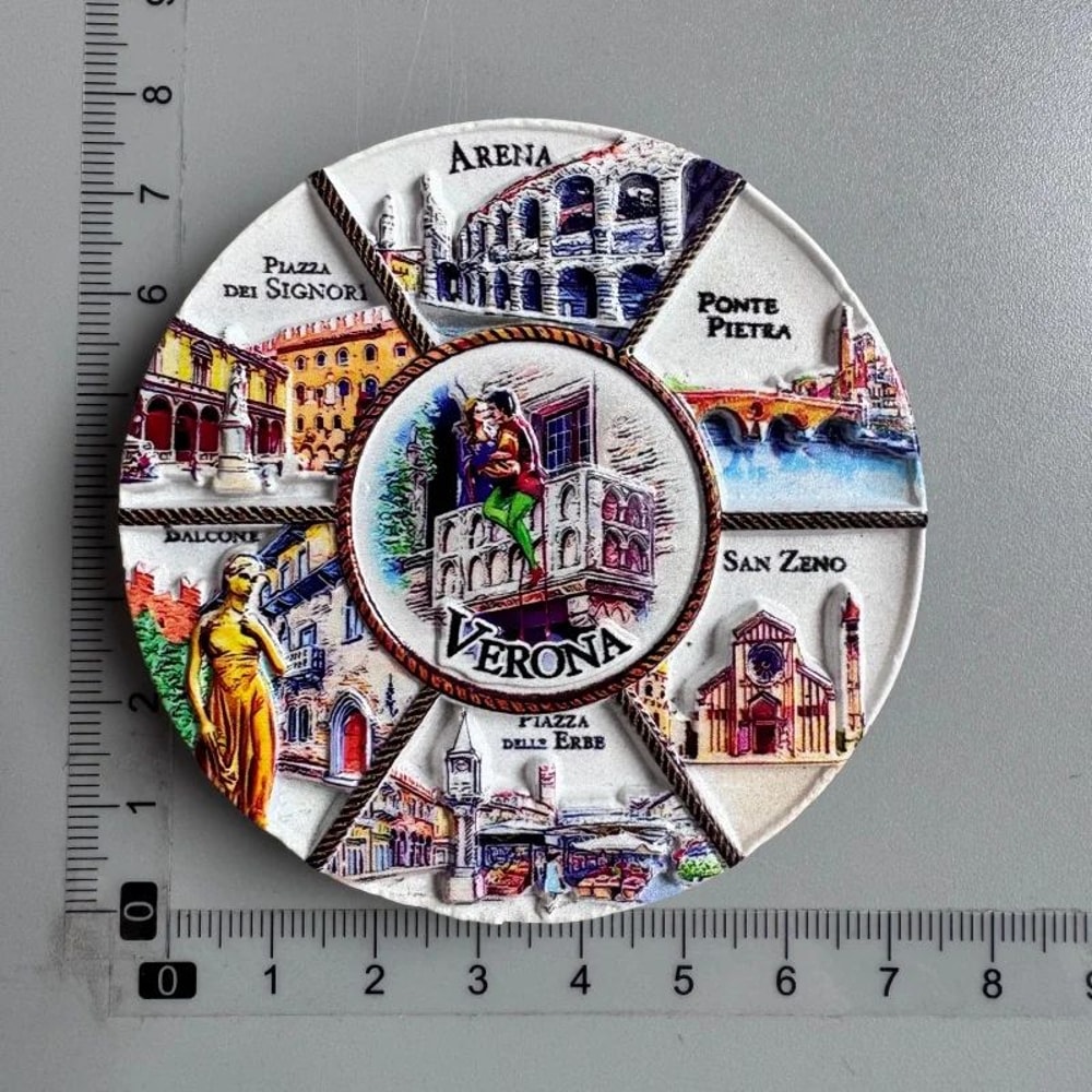 Verona Fridge Magnet Travel Souvenir Gift 3D Italy Souvenir Magnet Decor 12