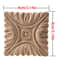 European Floral Carved Wood Corner Onlay For Furniture Cabinets And Window Frames 8