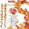 2M Artificial Fall Garland Realistic Autumn Maple Leaf Decor For Festive Homes 5