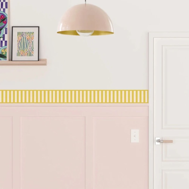 Modern Waterproof Peel And Stick Wall Border For Bathroom Home Decor 3