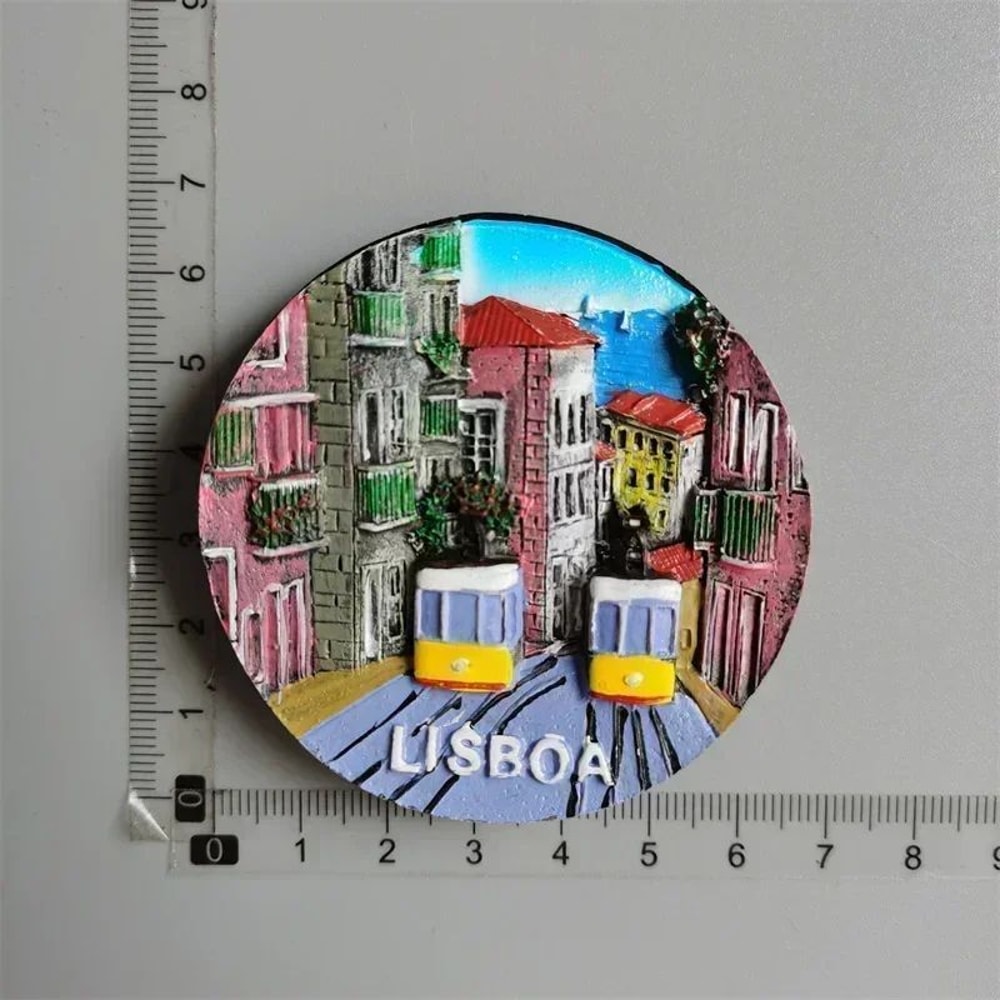 Portugal Fridge Magnets Set Lisbon Tram Porto Travel Souvenir Decor 8