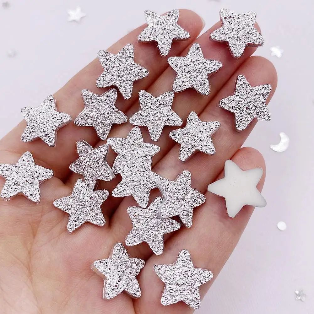 14mm Flatback Resin Stars 50Piece Set For Scrapbooking Wedding Decor And DIY Crafts 4