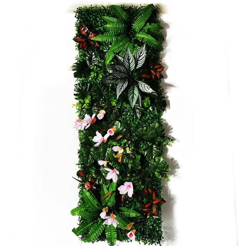 LushScape Artificial Plant Wall Panel Realistic Green Wall Decor For Indoor Spaces 2
