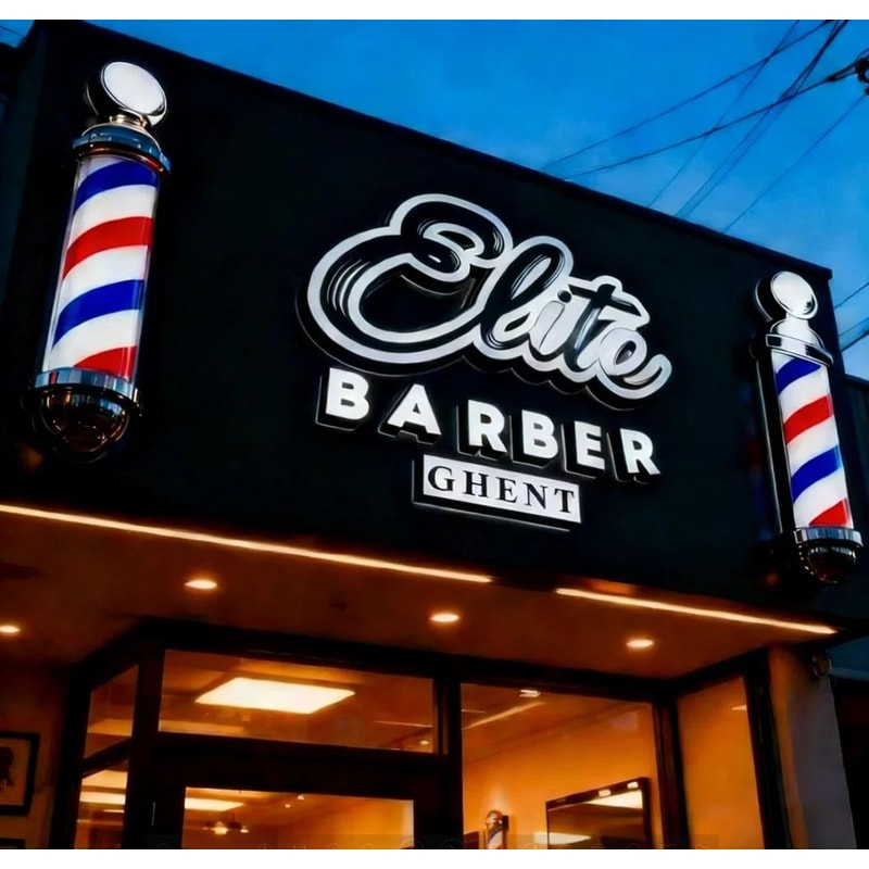 Custom Business Logo Sign LED Storefront Sign With Backlit Channel Letters 3