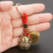 Vintage Lucky Cat Keychain With Five Emperors Coins Feng Shui Charm Decor 1