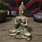 Serene Thai Buddha Statue Bronze Resin Meditation Buddha Sculpture For Home And Zen Decor 2
