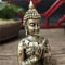Serene Thai Buddha Statue Bronze Resin Meditation Buddha Sculpture For Home And Zen Decor 4
