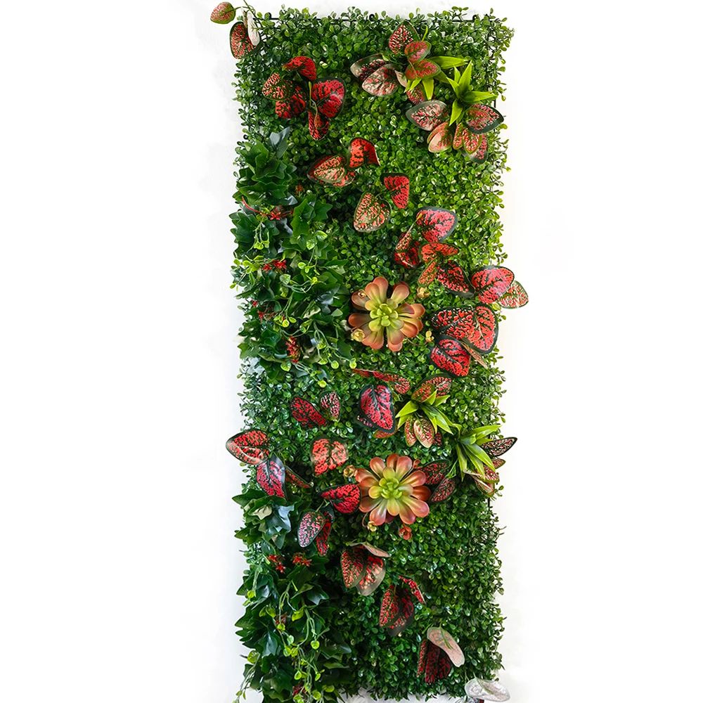 Artificial Plant Wall Panel Lush Greenery Wall Decor For Indoor Vertical Garden Event Backdrops 9