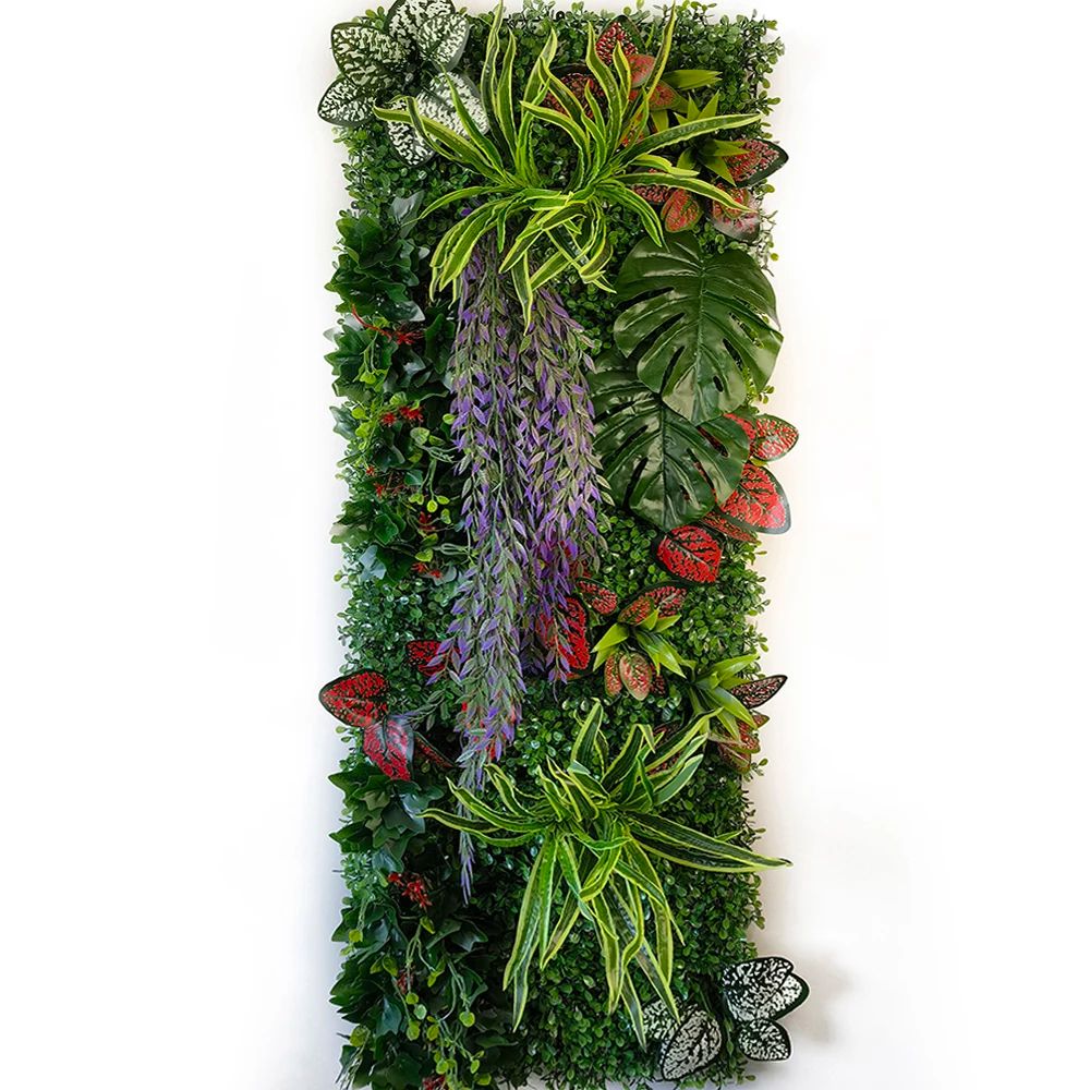 Artificial Plant Wall Panel Lush Greenery Wall Decor For Indoor Vertical Garden Event Backdrops 2