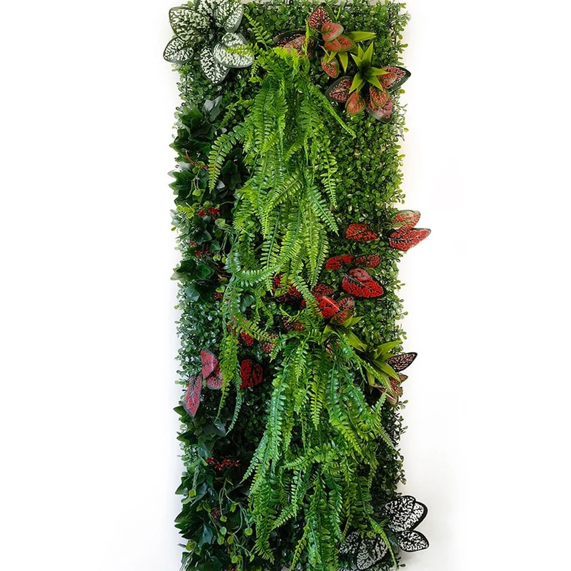 Artificial Plant Wall Panel Lush Greenery Wall Decor For Indoor Vertical Garden Event Backdrops 4