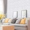 3D Wall Panels Peel And Stick Foam Brick Wallpaper For Waterproof Faux Brick Wall Decor 2