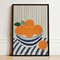 French Breakfast Oyster Lemon Wine Canvas Print For Kitchen And Dining Room 4