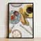 French Breakfast Oyster Lemon Wine Canvas Print For Kitchen And Dining Room 6