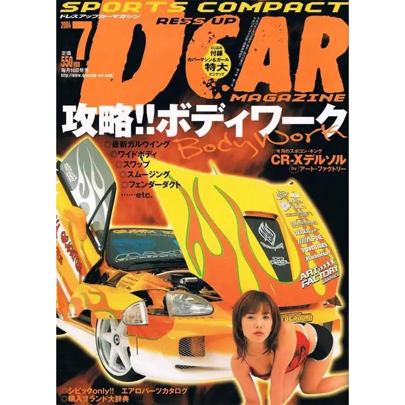 Retro JDM Wall Art GTR Magazine Cover Canvas Wall Decor 8